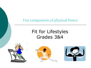 Five components of physical fitness