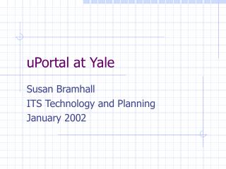 uPortal at Yale