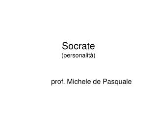 Socrate (personalità)