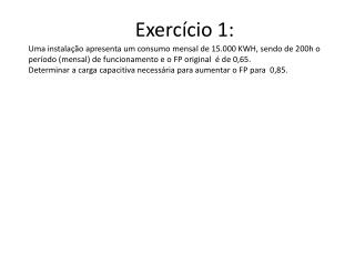 Exercício 1: