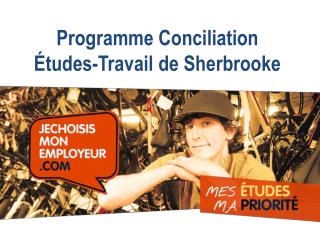 Programme Conciliation Études-Travail de Sherbrooke