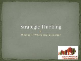 Strategic Thinking