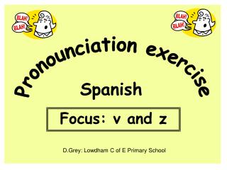 Pronounciation exercise