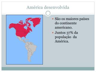 América desenvolvida