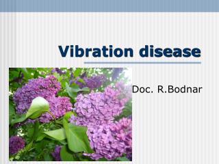Vibration disease