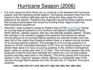 Hurricane Season (2006)