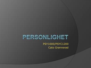 Personlighet