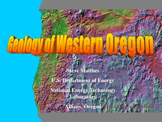 Geology of Western Oregon