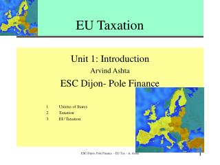 EU Taxation