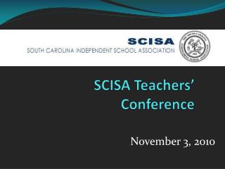SCISA Teachers’ Conference