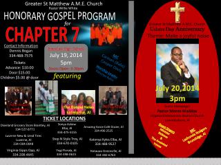 Guest Messenger Pastor Monte Maddox Hopewell Missionary Baptist Church Lowndesboro , Al