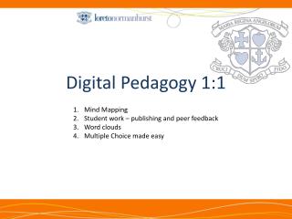 Digital Pedagogy 1:1