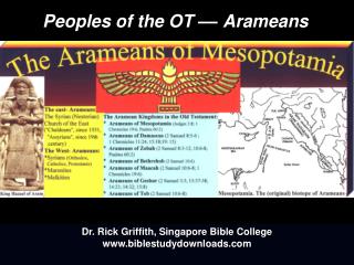 Peoples of the OT –– Arameans