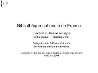 Bibliothèque nationale de France