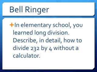 Bell Ringer