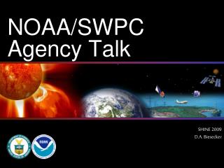NOAA/SWPC Agency Talk