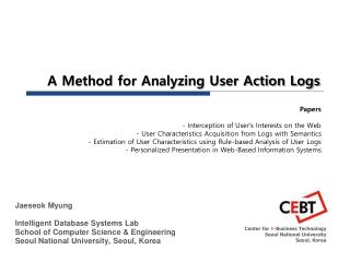 A Method for Analyzing User Action Logs