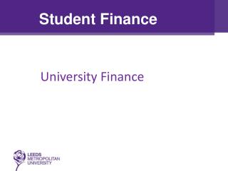 University Finance