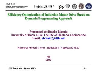 Efficiency Optimization of Induction Motor Drive Based on Dynamic Programming Approach