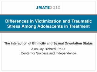 Differences in Victimization and Traumatic Stress Among Adolescents in Treatment