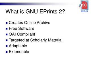 What is GNU EPrints 2?