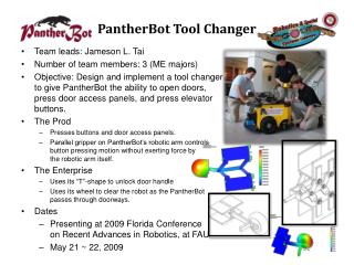 PantherBot Tool Changer
