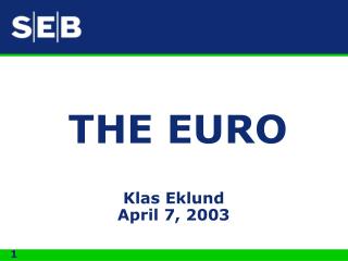 Klas Eklund April 7, 2003
