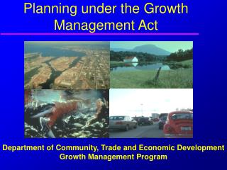 Planning under the Growth Management Act