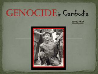 Genocide in Cambodia