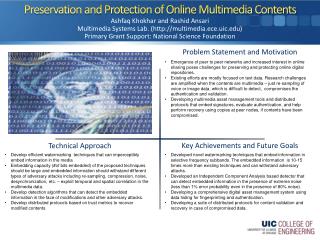 Preservation and Protection of Online Multimedia Contents