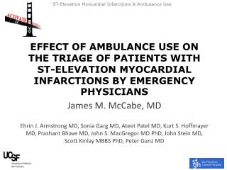 James M. McCabe, MD