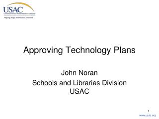 Approving Technology Plans