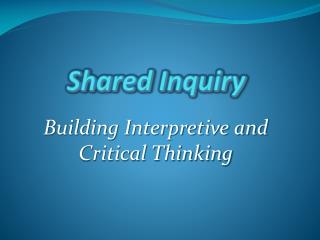 Shared Inquiry