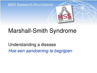 Marshall-Smith Syndrome