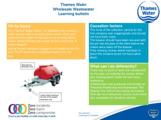 Thames Water Wholesale Wastewater Learning bulletin
