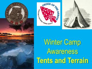 Winter Camp Awareness Tents and Terrain