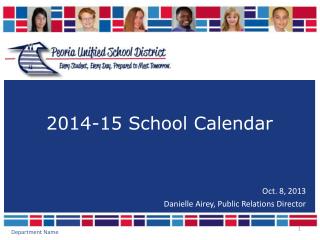 2014-15 School Calendar
