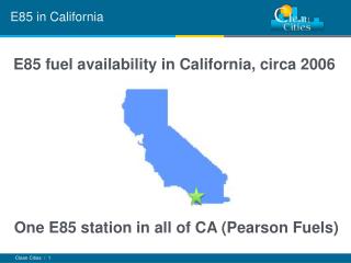 E85 in California