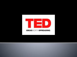 ¿Qué es TED?