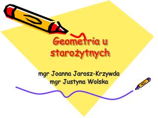 Geometria u starożytnych