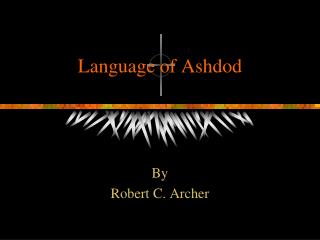 Language of Ashdod