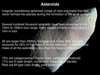 Asteroids