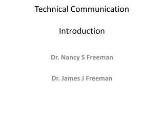 Technical Communication Introduction