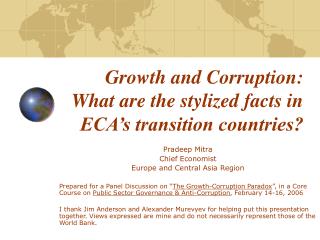Growth and Corruption: What are the stylized facts in ECA’s transition countries?
