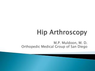 Hip Arthroscopy