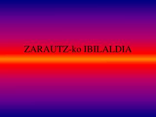 ZARAUTZ-ko IBILALDIA