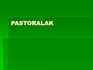 PASTORALAK