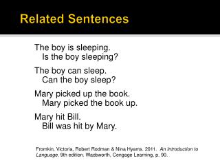 Related Sentences