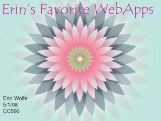 Erin’s Favorite WebApps