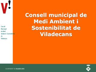 Consell municipal de Medi Ambient i Sostenibilitat de Viladecans